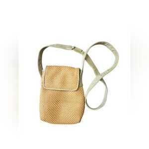 Vintage Weave 70s Vibe Crossbody Bag Purse Made In Canada Bohemian Hippie